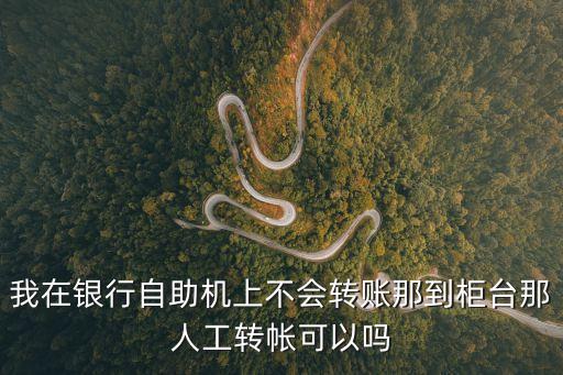 我在銀行自助機上不會轉(zhuǎn)賬那到柜臺那人工轉(zhuǎn)帳可以嗎