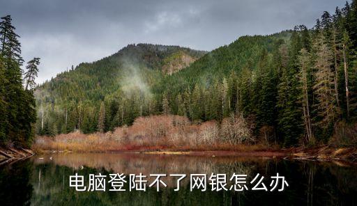 電腦登陸不了網(wǎng)銀怎么辦