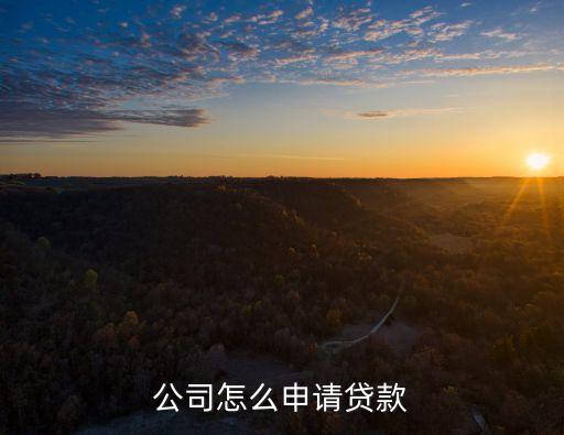 注冊(cè)公司怎么貸款，要是開一家公司怎么申請(qǐng)貸款