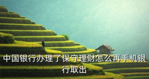 中國(guó)銀行辦理了保守理財(cái)怎么再手機(jī)銀行取出