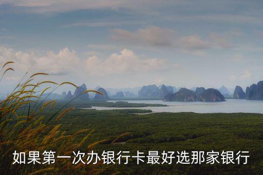 怎么選擇銀行辦卡，如果第一次辦銀行卡最好選那家銀行