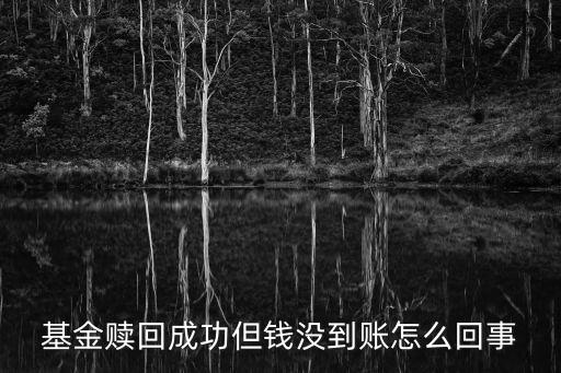 基金贖回成功但錢沒到賬怎么回事