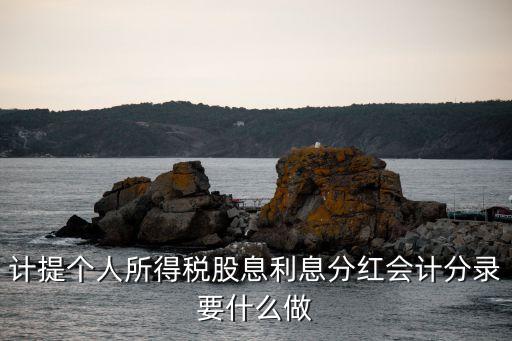鄭州股息紅利怎么計提，計提個人所得稅股息利息分紅會計分錄要什么做