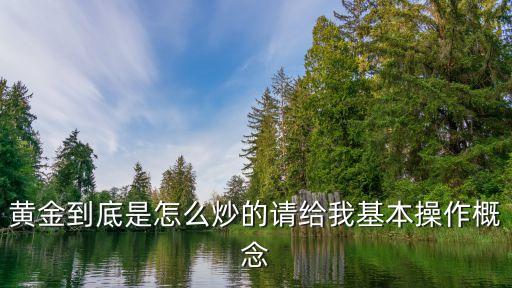 黃金到底是怎么炒的請給我基本操作概念
