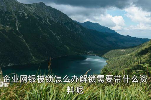企業(yè) 網(wǎng)銀盾 鎖 怎么辦，公司的網(wǎng)銀被鎖了怎么辦啊