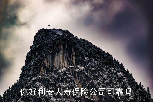 你好利安人壽保險公司可靠嗎