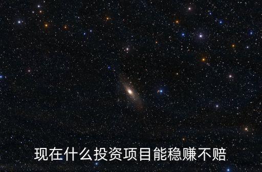 現(xiàn)在什么投資項目能穩(wěn)賺不賠