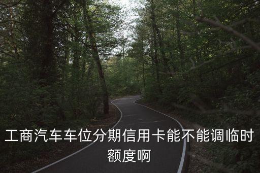 工行車位分期卡怎么用，工行汽車車位分期信用卡要交年費嗎