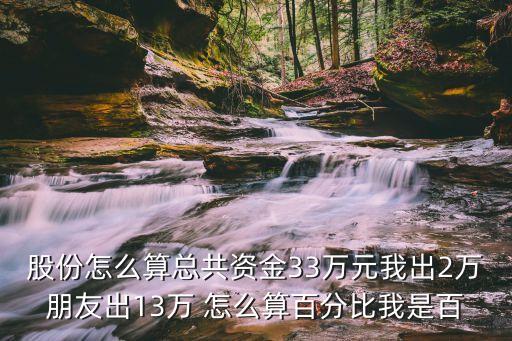 投資股份怎么算，股份怎么算