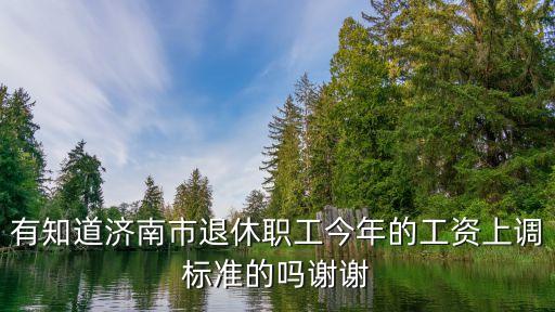 有知道濟南市退休職工今年的工資上調(diào)標(biāo)準(zhǔn)的嗎謝謝