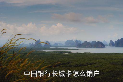 中國(guó)銀行長(zhǎng)城卡怎么銷戶