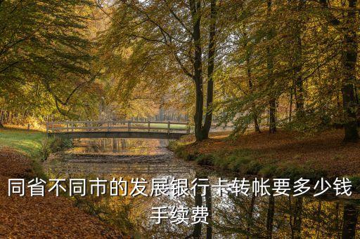 發(fā)展銀行轉(zhuǎn)賬怎么收費，同省不同市的發(fā)展銀行卡轉(zhuǎn)帳要多少錢手續(xù)費