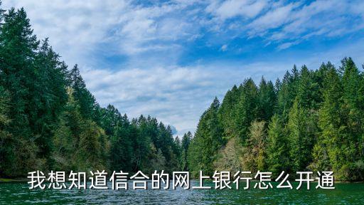 陜西信合網(wǎng)上銀行怎么開(kāi)通，陜西信合企業(yè)網(wǎng)銀咋弄