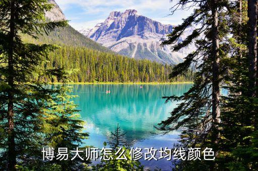 博易大師怎么修改均線顏色