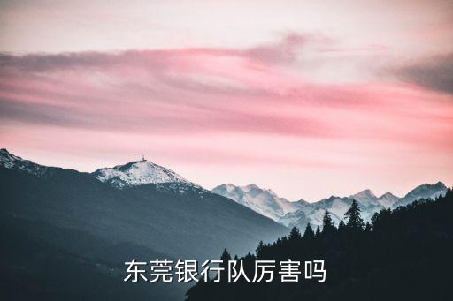 東莞銀行怎么樣，東莞銀行隊(duì)厲害嗎
