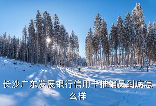 廣發(fā)信用卡業(yè)務員怎么樣，廣發(fā)信用卡銷售員到底待遇怎么樣啊
