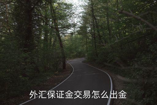 外匯保證金交易怎么出金