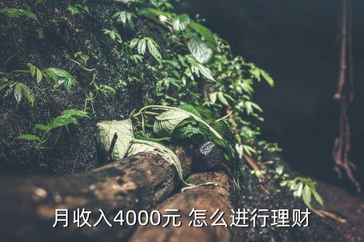 月薪四千怎么理財(cái)，月收入4000元如何做理財(cái)規(guī)劃