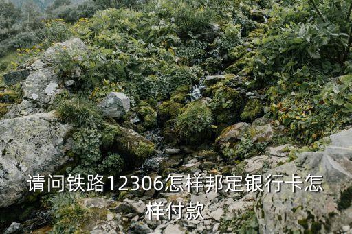 請問鐵路12306怎樣邦定銀行卡怎樣付款
