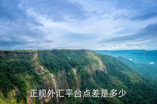 正規(guī)外匯平臺點(diǎn)差是多少