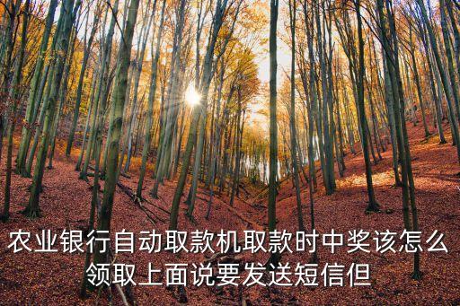 atm機(jī)中獎(jiǎng)怎么處理，銀行取款機(jī)上買雙色球中了怎么領(lǐng)獎(jiǎng)
