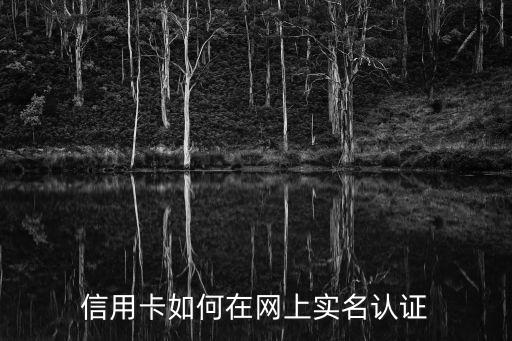 信用卡如何在網(wǎng)上實(shí)名認(rèn)證