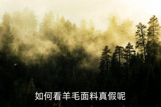 如何看羊毛面料真假呢