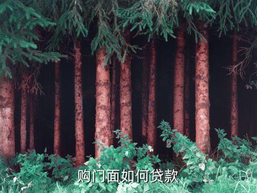 購門面如何貸款