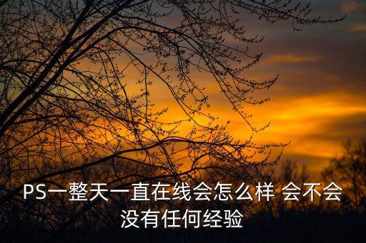 PS一整天一直在線會怎么樣 會不會沒有任何經(jīng)驗