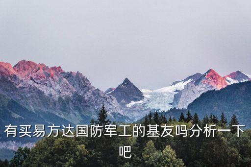 有買易方達(dá)國防軍工的基友嗎分析一下吧