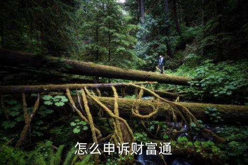 財富通怎么樣才手機(jī)上申訴，怎么申訴財富通