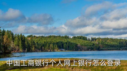 中國工商銀行個(gè)人網(wǎng)上銀行怎么登錄