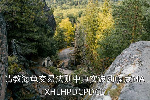 請教海龜交易法則中真實(shí)波動幅度MAXHLHPDCPDCL
