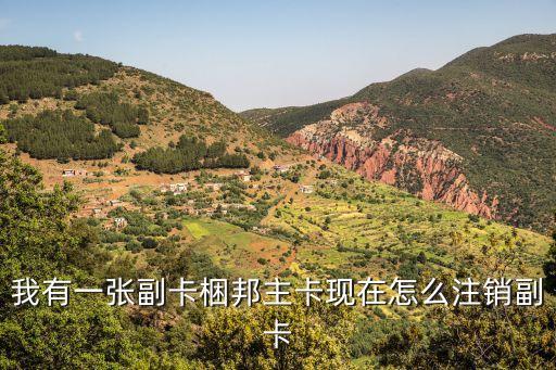 我有一張副卡梱邦主卡現(xiàn)在怎么注銷副卡