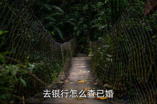 貸款銀行怎么查未婚或已婚，去銀行怎么查已婚