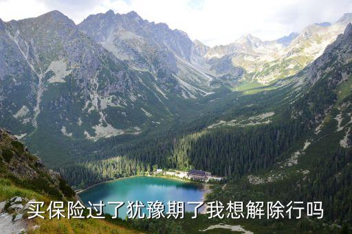 保險(xiǎn)理財(cái)過了猶豫期怎么辦，理財(cái)保險(xiǎn)過了猶豫期可以退嗎