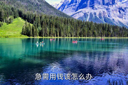 本人急需用錢該怎么辦，急需用錢怎么辦啊