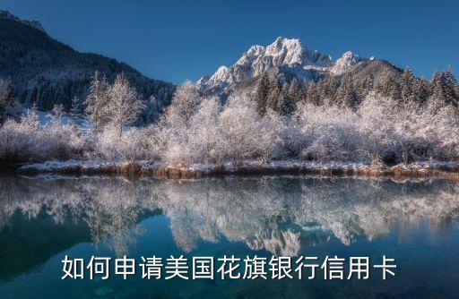 如何申請美國花旗銀行信用卡