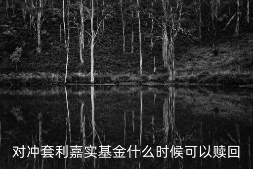 對(duì)沖套利嘉實(shí)基金什么時(shí)候可以贖回