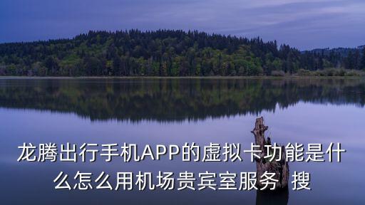 龍騰出行手機(jī)APP的虛擬卡功能是什么怎么用機(jī)場(chǎng)貴賓室服務(wù)  搜
