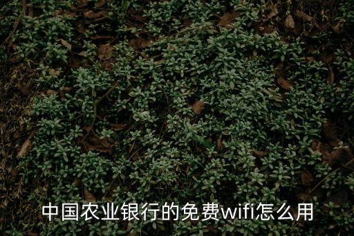 銀行wifi怎么連，交通銀行免費wife怎么連接到筆記本電腦上需要手機號碼發(fā)驗證碼