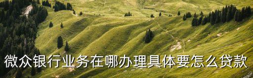 怎么開通微眾銀行，微眾銀行業(yè)務(wù)在哪辦理具體要怎么貸款