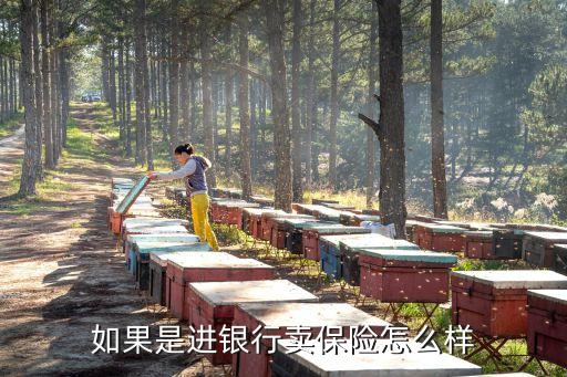 如果是進(jìn)銀行賣保險(xiǎn)怎么樣