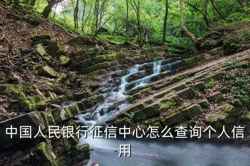 在征信中心怎么查詢，個人征信怎么查
