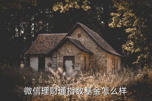 微信理財(cái)通指數(shù)基金怎么樣