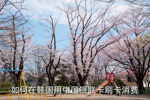 如何在韓國用中國銀聯(lián)卡刷卡消費