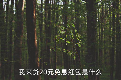 我來貸的免息卡怎么用，我來貸20元免息紅包是什么