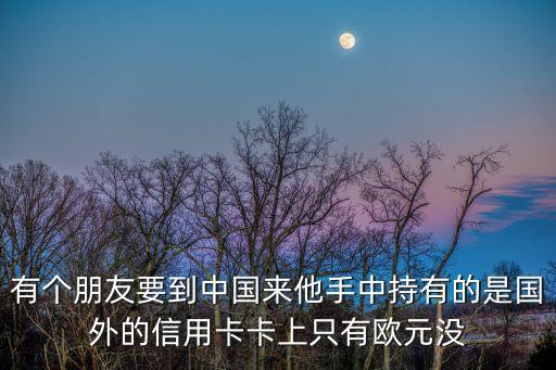 國外的卡怎么換人名幣，我的國外銀行卡俄羅斯儲(chǔ)蓄銀行的卡有maestro標(biāo)志是盧布怎
