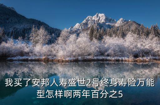安邦盛世2號(hào)終身壽險(xiǎn)怎么樣，安邦盛世2號(hào)終身壽險(xiǎn)萬(wàn)能型可以保什么