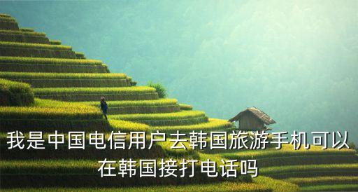 我是中國(guó)電信用戶去韓國(guó)旅游手機(jī)可以在韓國(guó)接打電話嗎